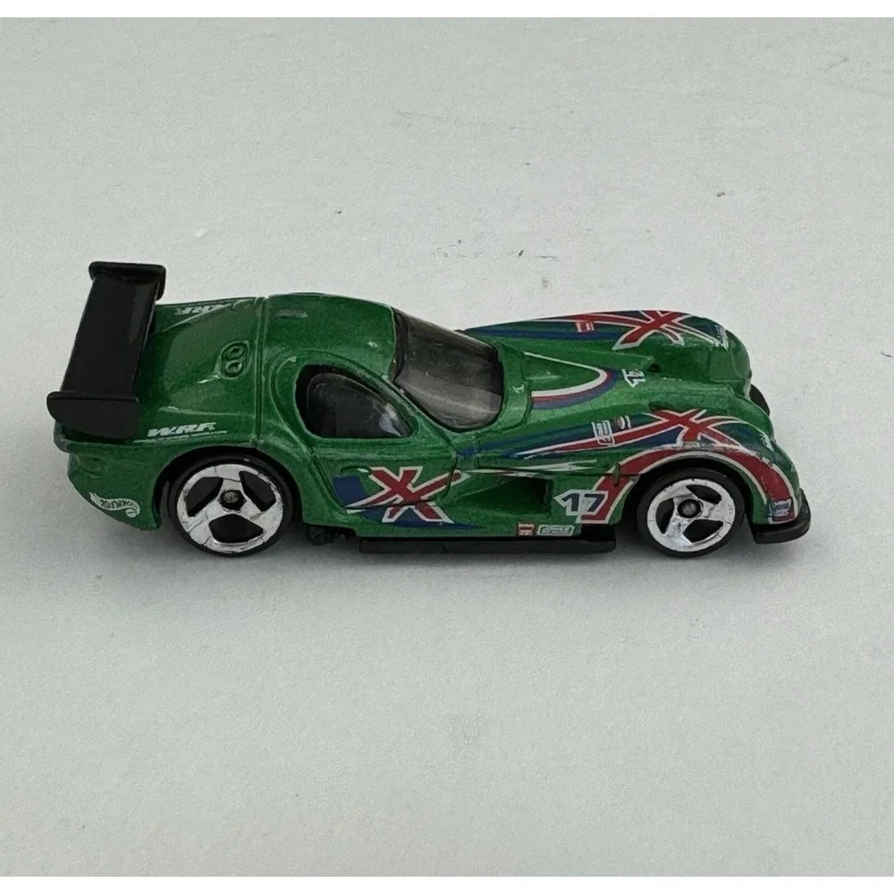 Hot Wheels 1997 Panoz GTR-1 Green‎ Union Jack Racing Diecast Car 1:64 Scale